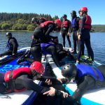 group photo on Usk